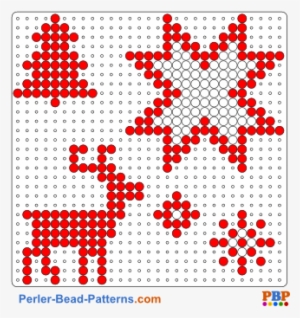 Christmas Icons Perler Bead Pattern And Designs Sprites - Iron Bead Patterns Christmas
