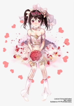 Image - Love Live! Yazawa Nico Wedding Dress Awakening Bride