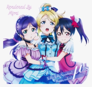 Love Live Render By Kawaii Mimi Chii - Love Live Nico Eli Nozomi