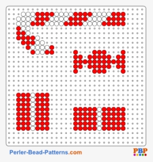 Perler Bead Pattern Little Christmas - Weihnachten Bügelperlen Vorlage