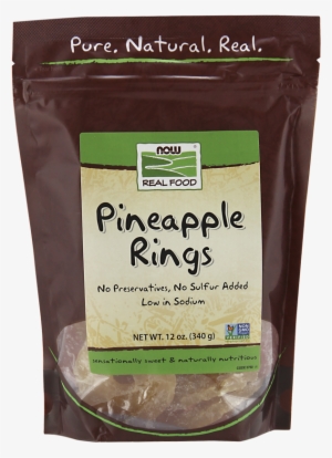 Now Foods - Dried Pineapple Rings - 12 Oz.