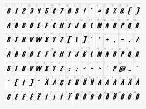 Brandname Snickers Example Snickers Character Map - Character Map