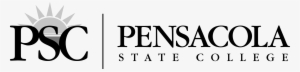 Decorative Image Of Psc Horzlogo Blk V67rrc , Branding - Pensacola State College
