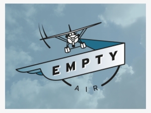 Empty Air Logo Plane Sky Flying Logo Airplane - Street Sign