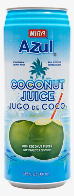 Mira 'azul' Coconut Water With Pulp, 16.5 Ounce Cans