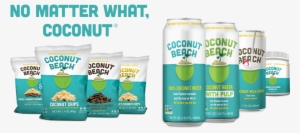 Coconut Drinks - Coconut Beach' Toasted Coconut Chips, 3-pack (gluten