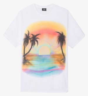 Stussy Men Sunset Hoody (white)