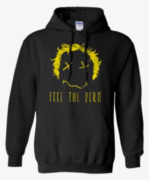 Bernie Sanders Feel The Bern Smiley Face Hoodie - Stranger Things Friends Don T Lie Hoodie