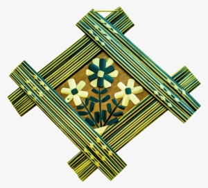 Natures Touch Yellow And Dark Brown Flowers Wall Hanging - Cross