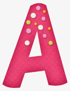 Alphabet Letters - Alfabeto Rosado