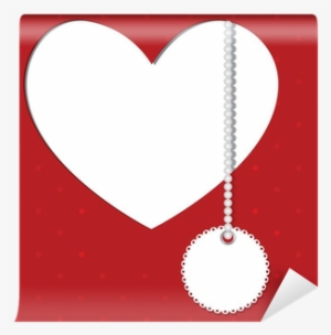 Valentine's Day Card Wall Mural • Pixers® • We Live - Heart