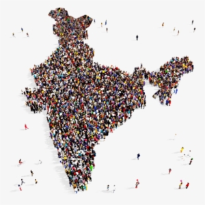 India Map Silhouette Vector