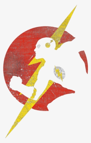 Justice League Flash Symbol Knockout Women's T-shirt - Illustration