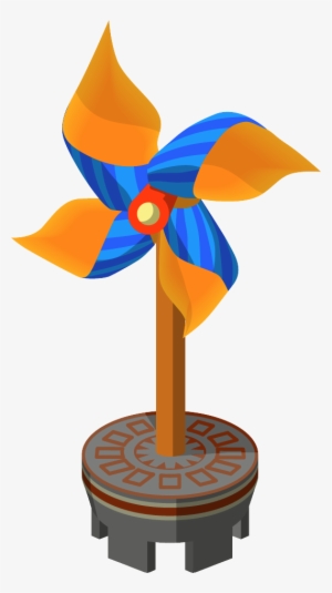 Pinwheel Artwork - Moulin A Vent Png