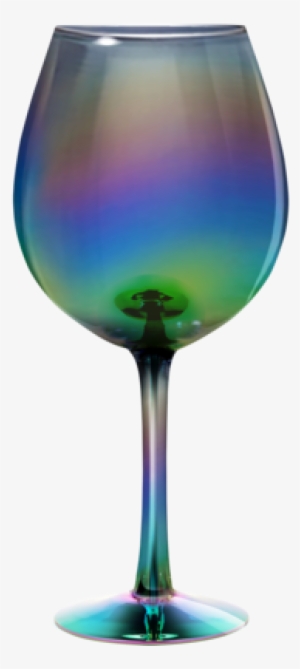 Rainbow Luster Xl Wine Glass - Iridescent Wine Glasses