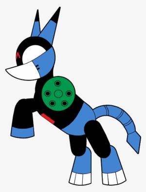 Combatkaiser, Cyborg, Cyborg Kuro Chan, Gattling Gun, - Cartoon