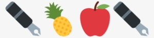 Available - Pen Pineapple Apple Pen Emoji