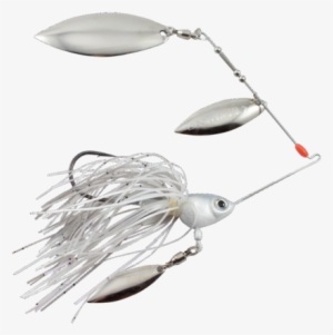 Fish Head Primal Spin Spinnerbait 1/2 Oz Albino - Earrings