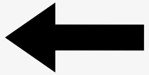 Left Back Straight Arrow - Clipart Arrow Black