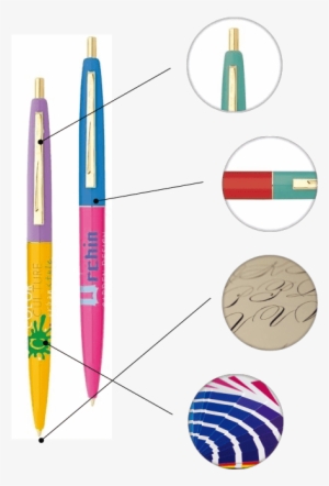 Gold Plated Trim Mix And Match Colors 9 Ink Options - Diagram