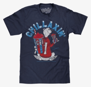 Icee Chillaxin' Faded Logo - Pepsi Logo T Shirt