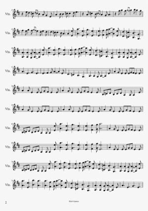 Braum Soundtrack Sheet Music Composed By Emre Cemal - Alluring Secret Black Vow Violin Pdf