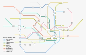 Tokyo Metro In Light Scheme - Light