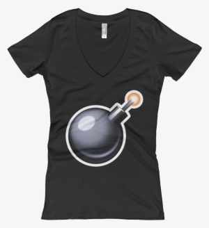 Women's Emoji V Neck