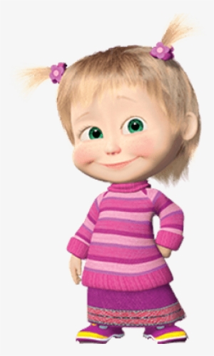 Masha En Un Cubo - Masha Y El Oso Kawaii