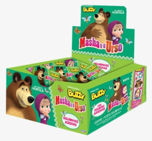 Chicle Masha Y El Oso Menta - Album De Figurinhas Masha E O Urso Buzzy