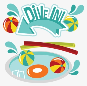 Dive In Svg Scrapbook Collection Swimming Pool Svg - Dive In Clip Art