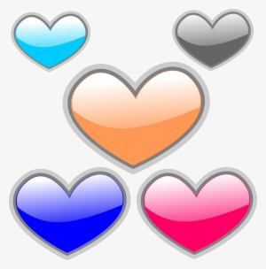 4 Hearts Clipart