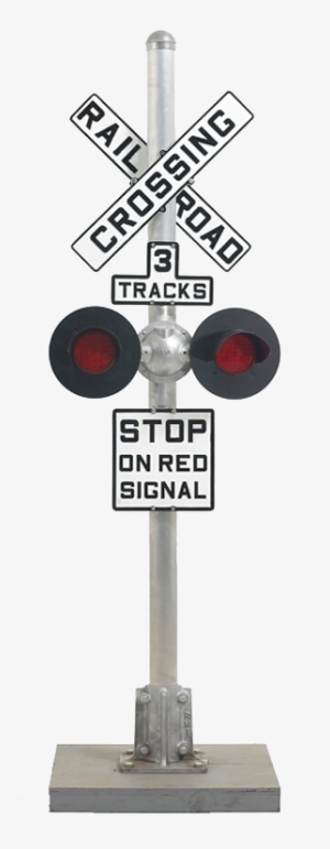 Left To Right From Top - Transparent Railroad Cross Sign
