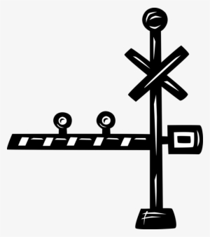 Vector Illustration Of Railroad Rail Transport Speeding - Rail Transport