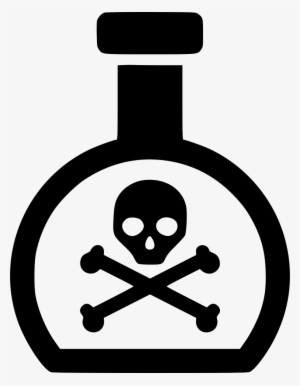 Png File - Poison Icon Grey