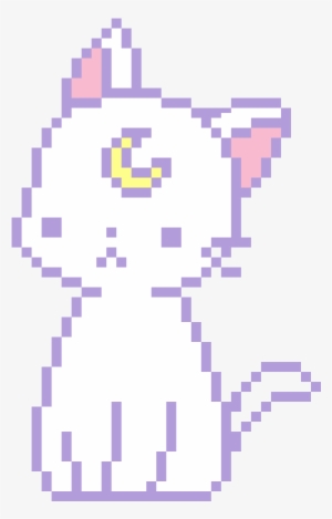 Sailor Moon Luna - Luna Sailor Moon Pixel Art