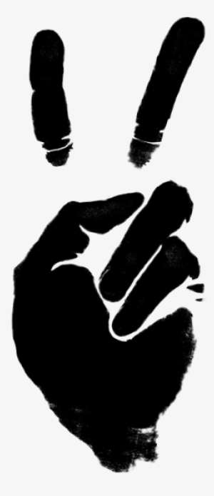 Peace Hand Handprint Fingers Fingerprints - Being Peace To The World