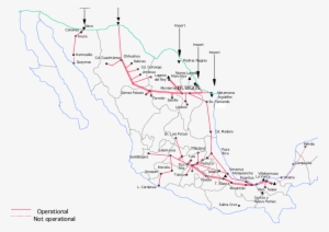 The Mexican Pipeline System Can Be Viewed As A A Pipeline - Map