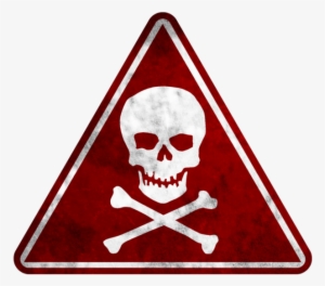 Officials Warn People Not To Eat Fish From Area Waterway - Skull Skull Skull Rectangle Sticker
