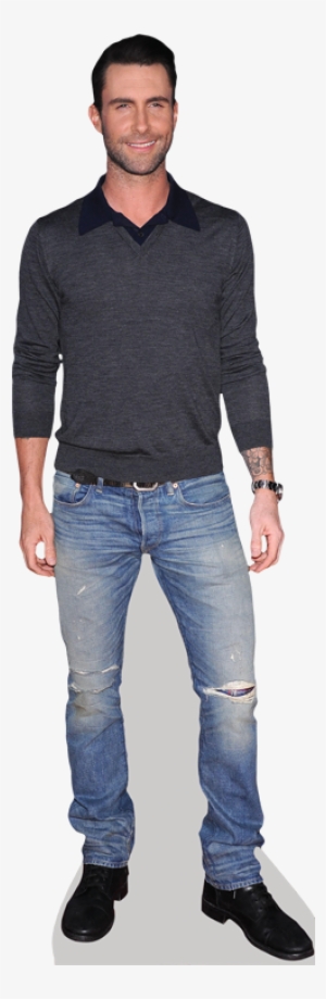 Adam Levine Jumper Cardboard Cutout - Celebrity Cutouts Adam Levine (jumper) Life Size Cutout