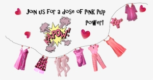 Pink Pups Pink Pj Pawty Header - Pop Art