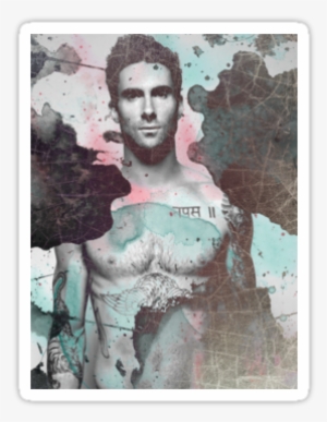 "adam Levine" Stickers By Kaneloart - Adam Levine