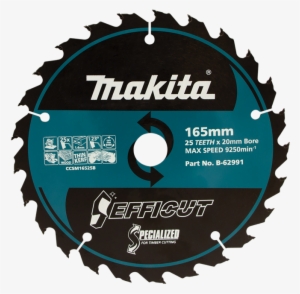 Makita 165mm 25t Tct Efficut Circular Saw Blade - Makita Cordless Tool Case Fits One Drill Bhp454 Bdf452