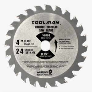 4" 24t Mini Cabride Tripped Circular Saw Mighty-mite - Circular Saw Blades