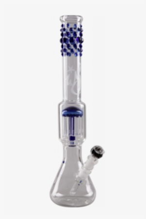 Weed Star Messias Ilusion Bong 12 Arm Perc Blue - Weed Star Bong