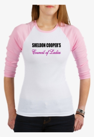 Council Of Ladies Shirt> Sheldon Cooper Council Of - Cafepress Writer With Quill Pen Jr. Raglan