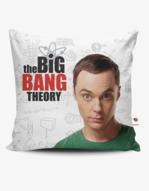 The Big Bang Theory Polštářek Sheldon Cooper Bílý - Big Bang Theory