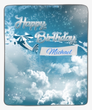 Birthday In The Clouds Pixel Fleece Blanket Pixel Fleece- - Lion King Fan Art