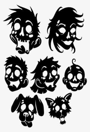 Zombie Family Decal Set - New Decals
