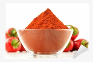 Glass Bowl With Red Hot Chili Pepper Isolated On White - Spice